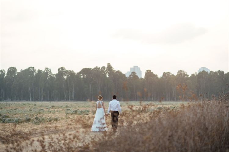 מה דעתכם הלוקיישן לצילומי טרום חתונה של סיון ביטרמן ושי פישר? אנחנו ממש אהבנו (צילום: תומר מונטיליה)