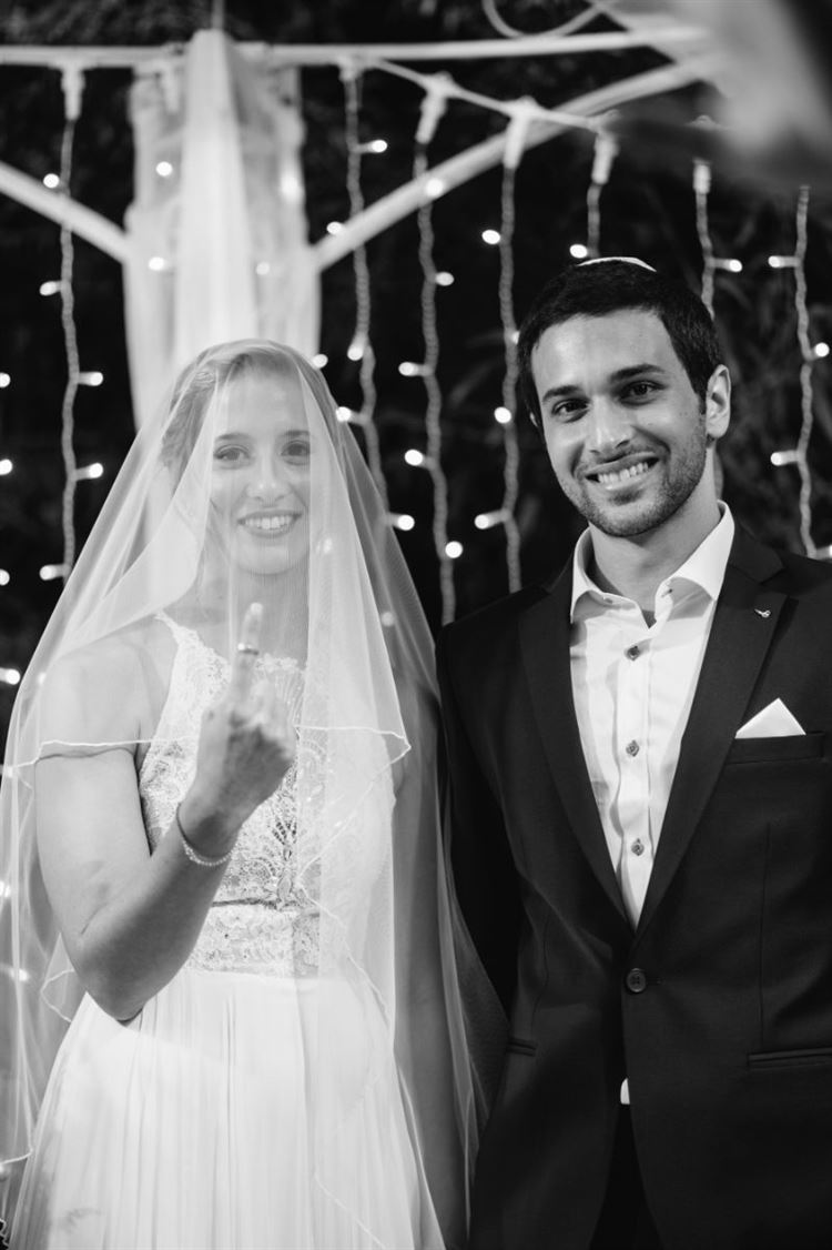 באופן רשמי הפכו להיות בעל ואישה (צילום: תומר מונטיליה)