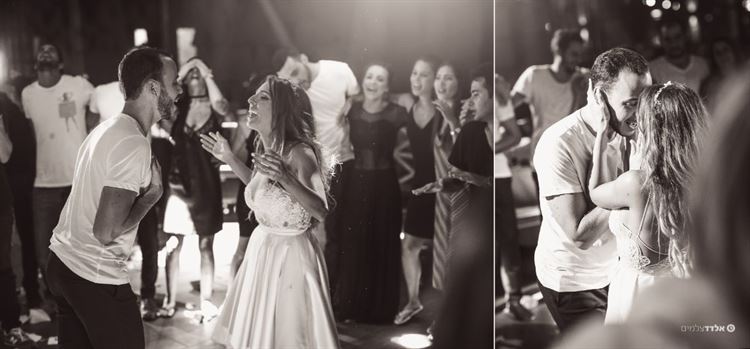 התמונות מספרות על חתונה שמחה במיוחד, החתונה של דניאל גלברד ומתן דוידוביץ' (צילום: אלדד צלמים)