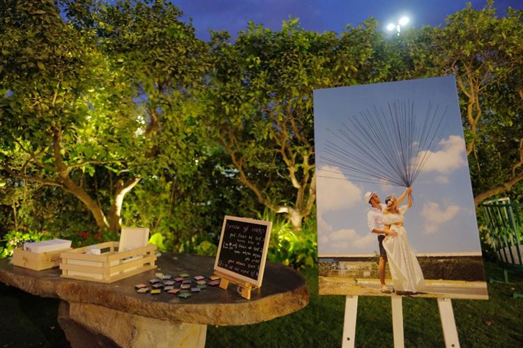 קונספט מיוחד: האורחים יכולים להוסיף את טביעת האצבע שלהם לתמונה (צילום: אלדד צלמים)