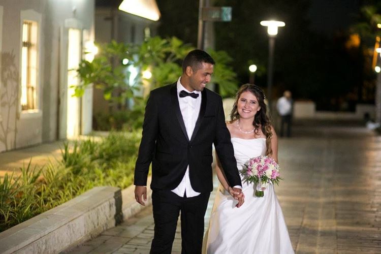 קבלו את הנשואים הטריים, החתונה של גלית חליבה ואלעד קיסר (צילום: רועי שפרניק)