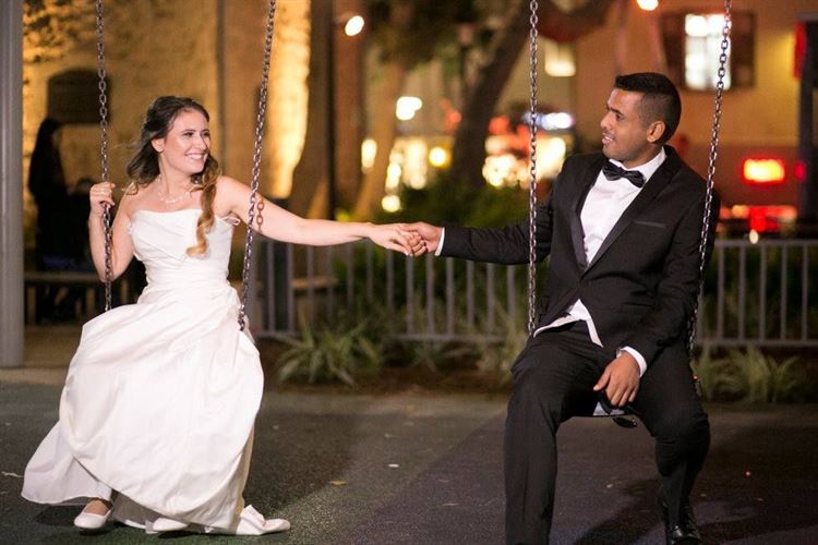 בלתי נפרדים, החתונה של גלית חליבה ואלעד קיסר (צילום: רועי שפרניק)