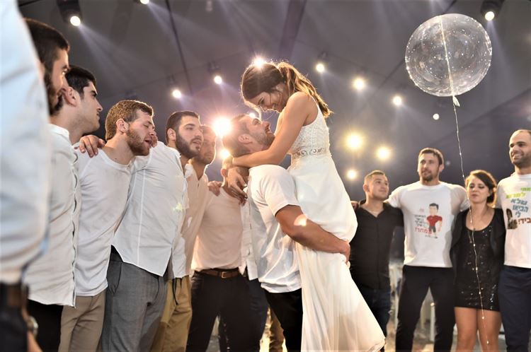 החתונה של אופיר חדור ויניב וילדר (צילום: דינמיקה סטודיו)