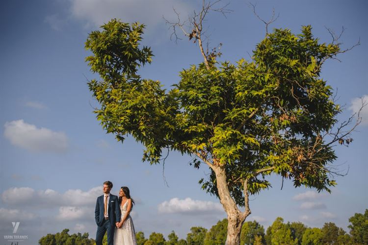 צילומי טרום חתונה באווירה פסטורלית, החתונה של הדס ולירון (צילום: ירין טרנוס)
