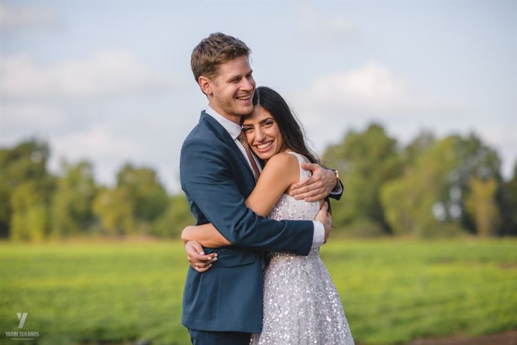 חיוך אמיתי שמגיע הישר מהלב, החתונה של הדס ולירון (צילום: ירין טרנוס)