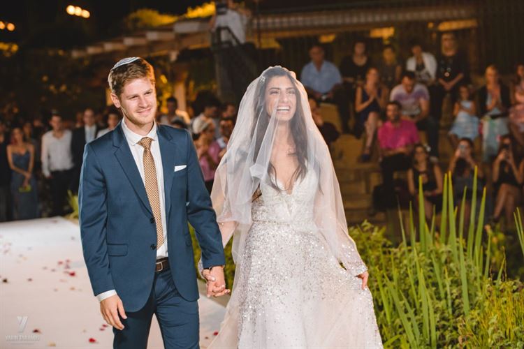 צועדים בסטייל, החתונה של הדס ולירון (צילום: ירין טרנוס)