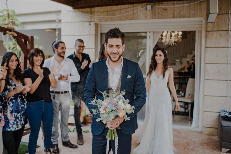 מדהימה: החתונה של המעצבת שיר גינדי 7