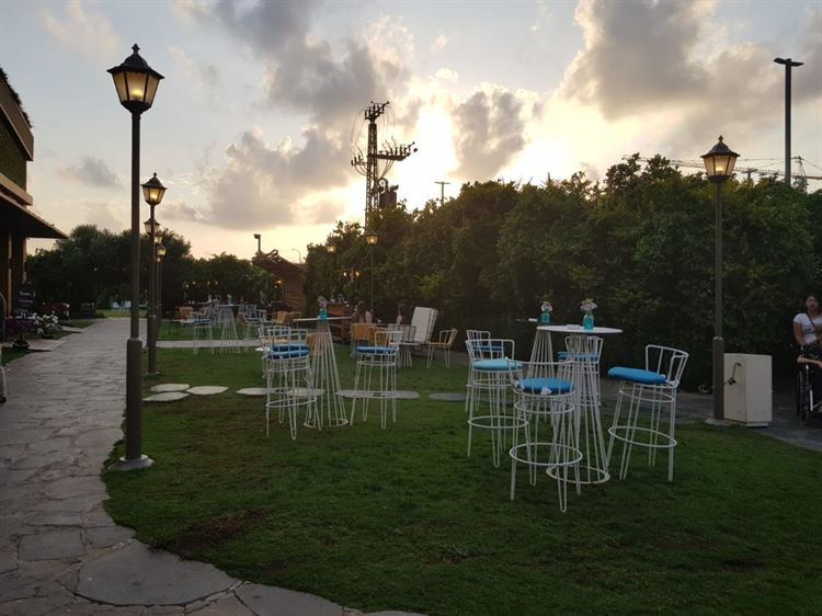 כך נראית השקיעה במתחם האירועים 'אלכסנדר' (צילום: צילום וואלה! מזל טוב)