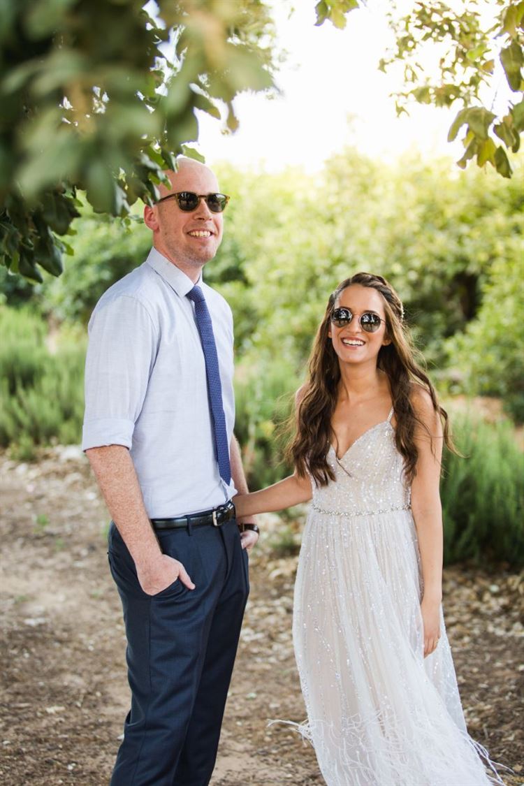 מאוהבים עד השמיים, החתונה של ירדן אהרוני וחגי טבת (צילום: עידן כנפי) 