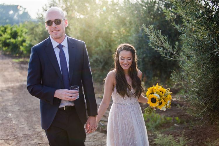 יד ביד לעבר עתיד משותף, החתונה של ירדן אהרוני וחגי טבת (צילום: עידן כנפי) 