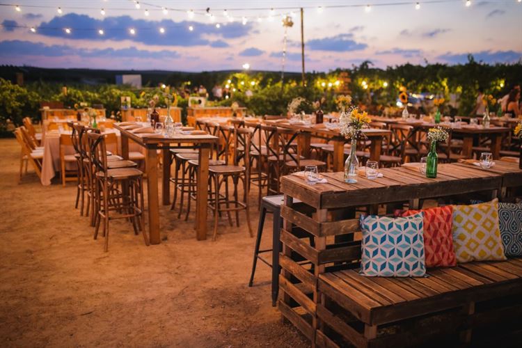 וכך זה נראה בשקיעה, החתונה של ירדן אהרוני וחגי טבת (צילום: עידן כנפי) 