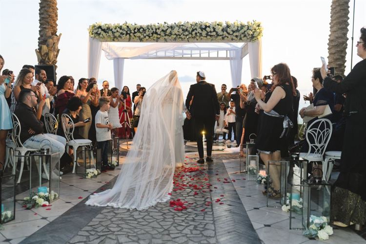 יד ביד אל עבר קו האופק, החתונה של דנה פריד וערן עטיה  במתחם 5.91 (צילום: WOW צלמים)