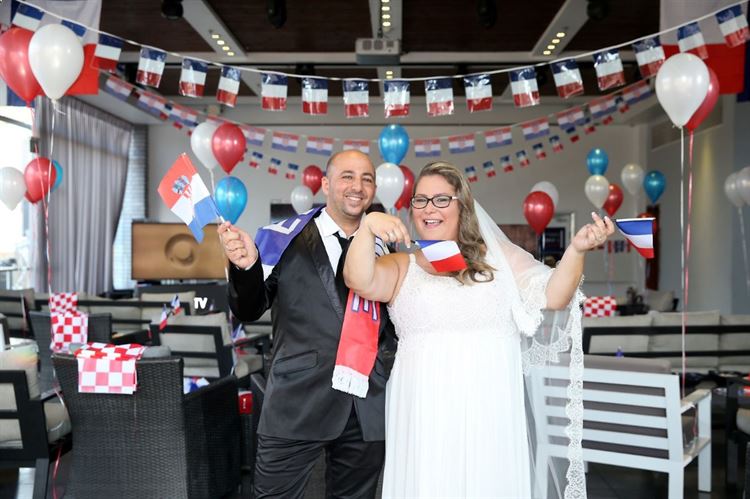 זוג שהתחתן בגמר המונדיאל: מה עשו האורחים? 6