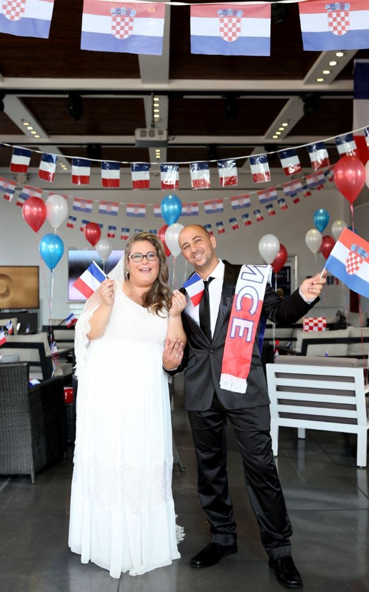 זוג שהתחתן בגמר המונדיאל: מה עשו האורחים? 7