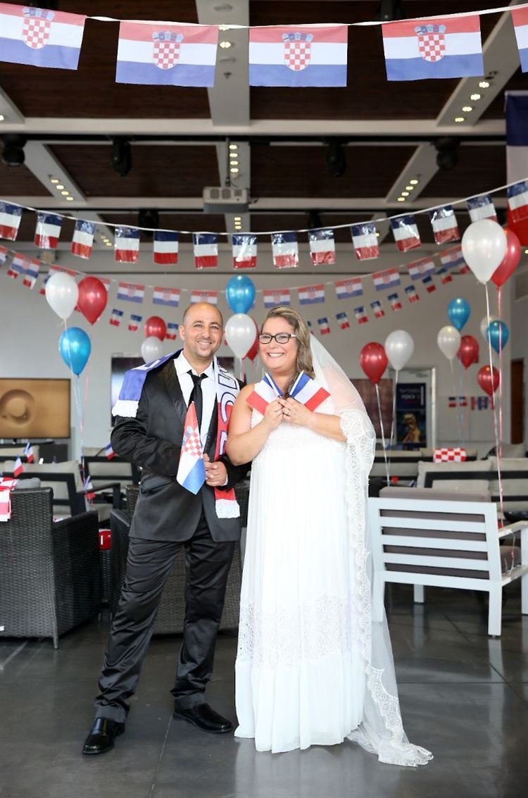 זוג שהתחתן בגמר המונדיאל: מה עשו האורחים? 8