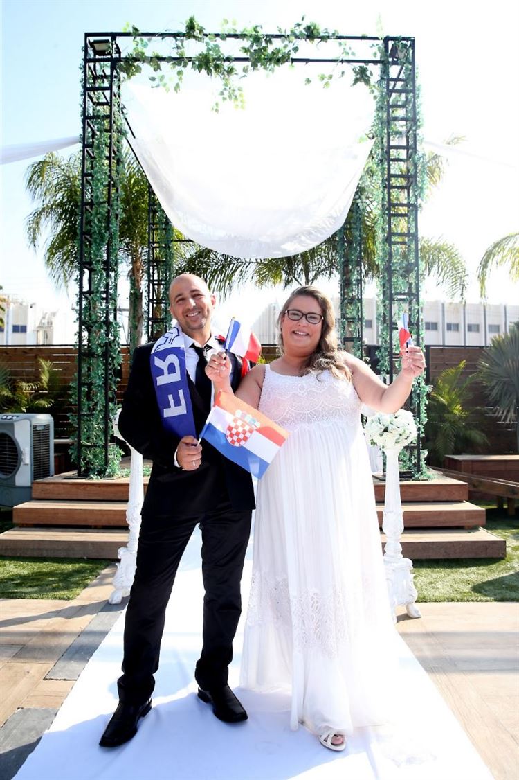 זוג שהתחתן בגמר המונדיאל: מה עשו האורחים? 3