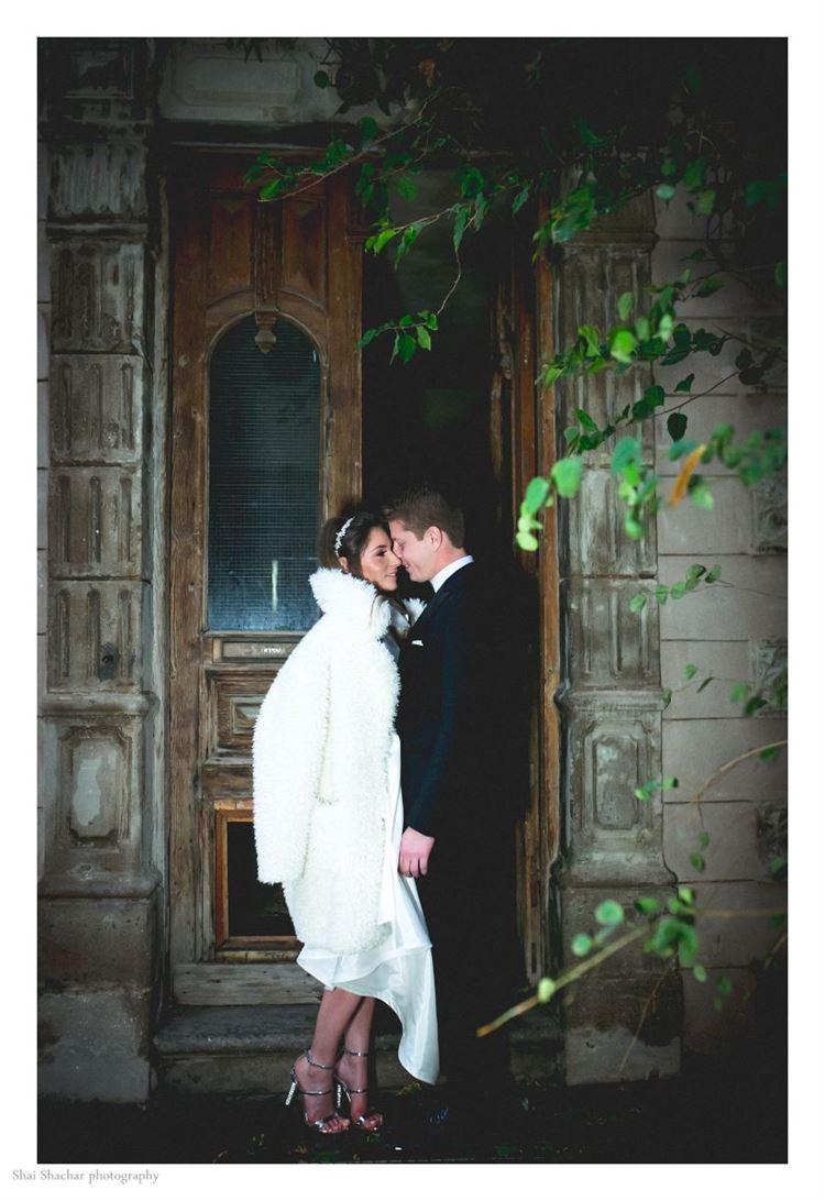 גם אם קר - לא מוותרים על הסטייל, החתונה של דנה שטרן ועידן רוזנפלד (צילום: שי שחר)