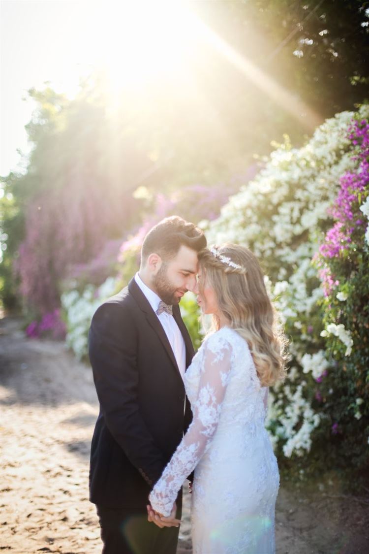 נכון שמדובר בזוג מקסים? החתונה של מעיין צ'מסי ותומר חפץ (צילום: עידן כנפי) 