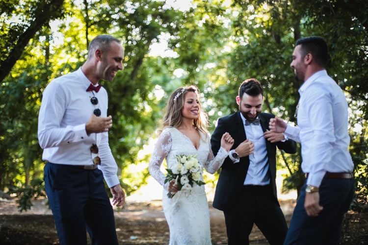 סוד הקסם: להראות הכי טבעיים שיש, החתונה של מעיין צ'מסי ותומר חפץ (צילום: עידן כנפי)