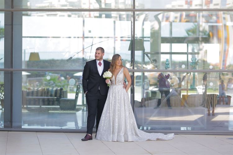 ענבל הרמן ושי הרשקוביץ בלוק מדויק להפליא (צילום: ג'ינג'ר צלמים)