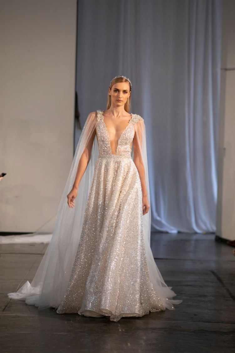 New York Glam: השמלות הכי מנצנצות בשבוע האופנה לכלות 2