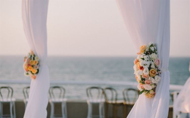 חופה מהחלומות עם נוף לים (צילום: עדי פהר)