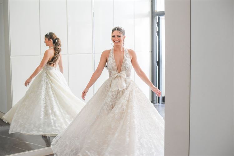 ידעה מהי שמלת חלומותיה עוד לפני ההצעה (צילום: נועם סלח)