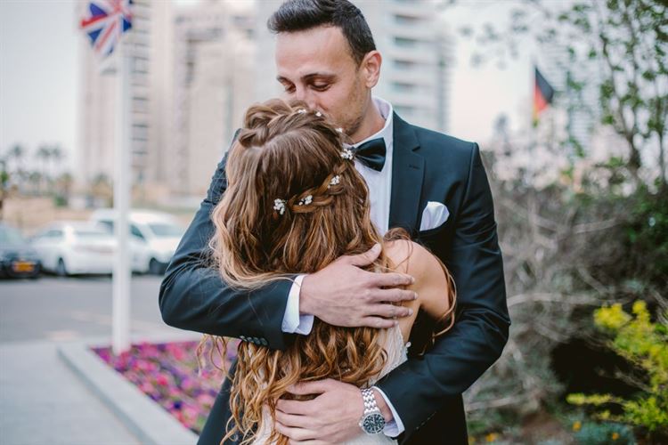 אלבום החתונה של קאי הנובר ובוריס וקסמן (צילום: רן שיינברגר)