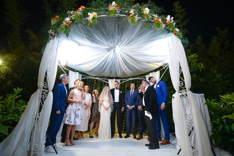 אלבום החתונה של קאי הנובר ובוריס וקסמן (צילום: רן שיינברגר)