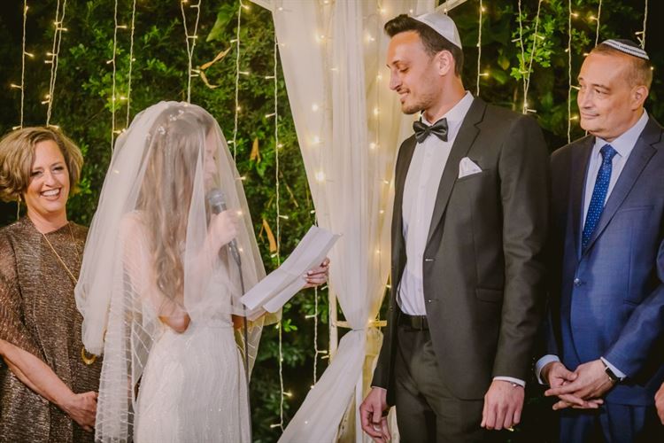 אלבום החתונה של קאי הנובר ובוריס וקסמן (צילום: רן שיינברגר)