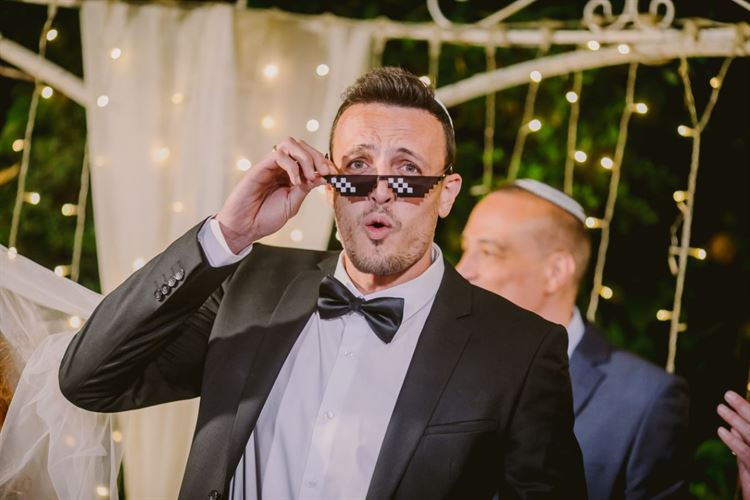 אלבום החתונה של קאי הנובר ובוריס וקסמן (צילום: רן שיינברגר)