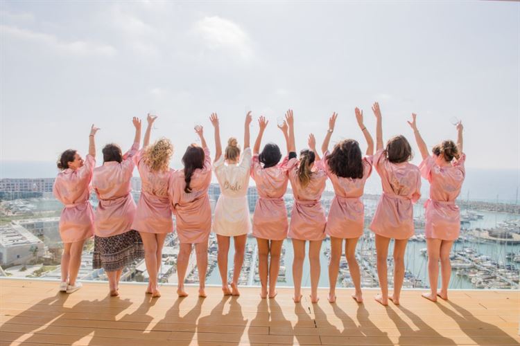 מתוך אלבום החתונה של יעל רוחקינד ותום ליבנה (צילום: חיים אפריאט)