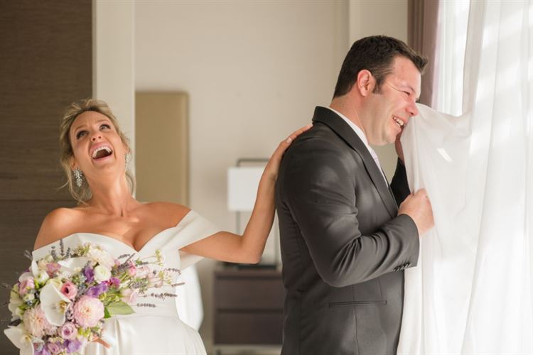 מתוך אלבום החתונה של יעל רוחקינד ותום ליבנה (צילום: חיים אפריאט)