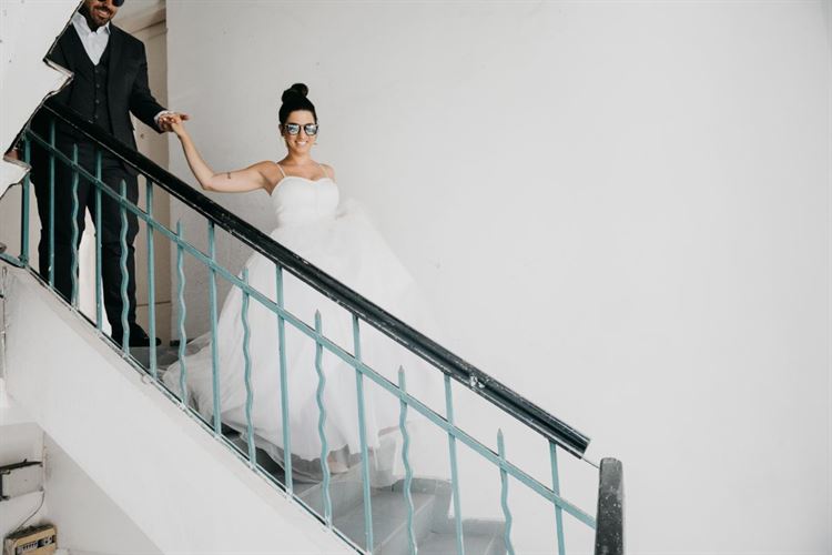 הזוג שהכיר בטוויטר (שזה כמו טינדר רק לאנשים שלא מנסים להכיר) (צילום: איתמר כהן)