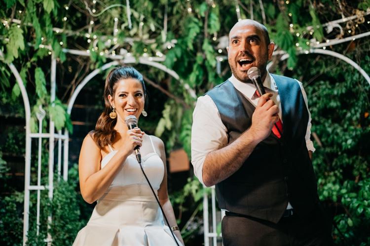 והמנחים בחופה השניה? החתן והכלה (צילום: איתמר כהן)