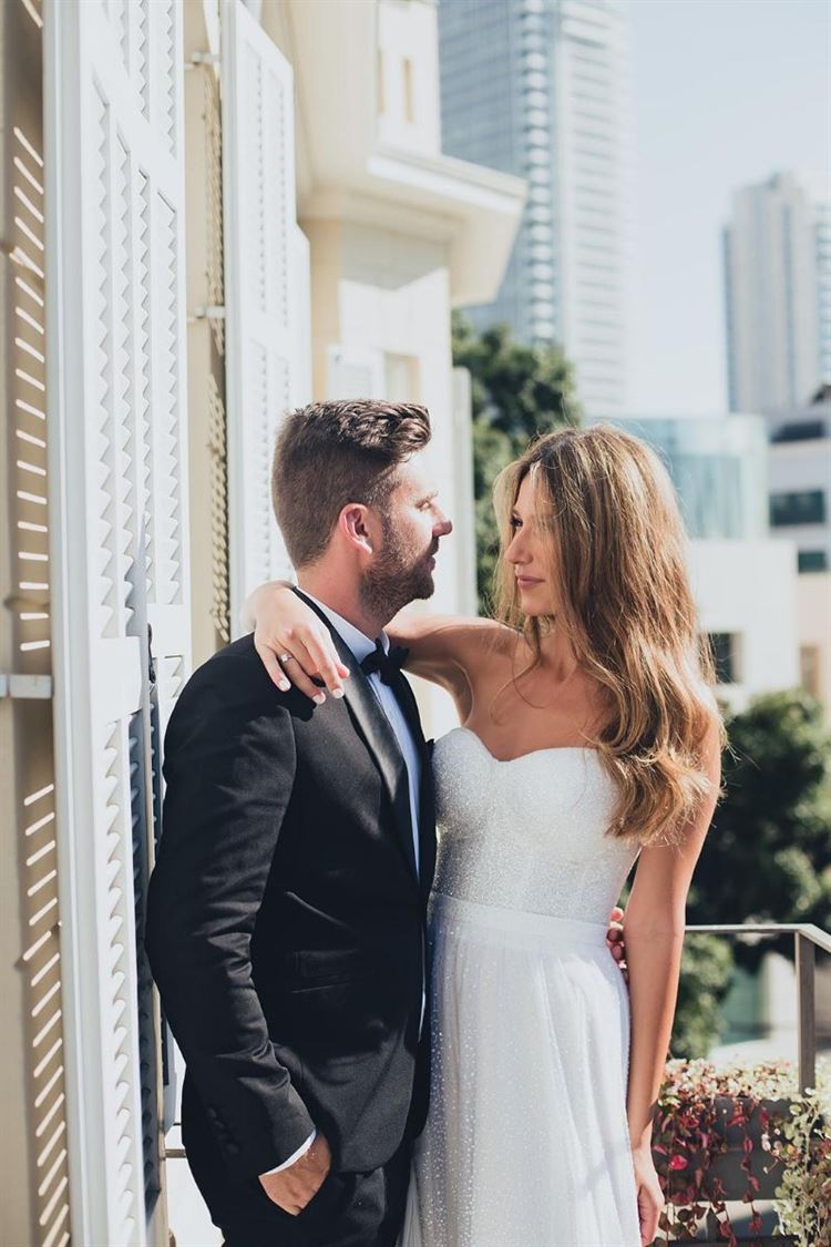 מתוך אלבום החתונה של עדי חי ציון ואביב חורש (צילום: People Photography)