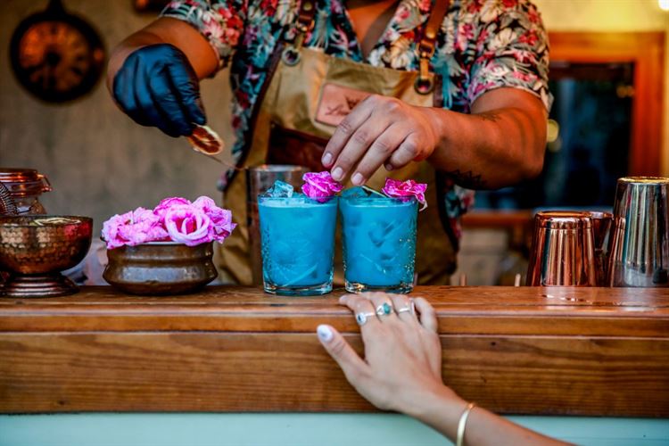 קרנבל צבעוני: תמונות החתונה של הזוג הכי מדליק בשטח 24