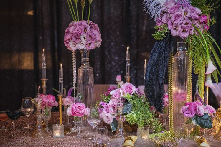 קריסטלים, פנינים ופרחים: הצעת הגשה לעיצוב נוצץ במיוחד 5