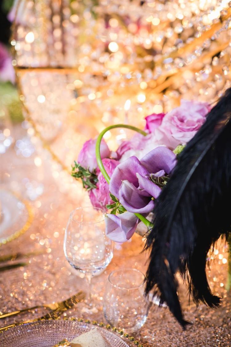 קריסטלים, פנינים ופרחים: הצעת הגשה לעיצוב נוצץ במיוחד 12