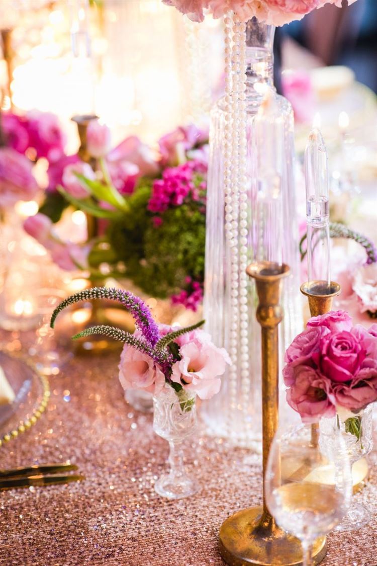 קריסטלים, פנינים ופרחים: הצעת הגשה לעיצוב נוצץ במיוחד 3