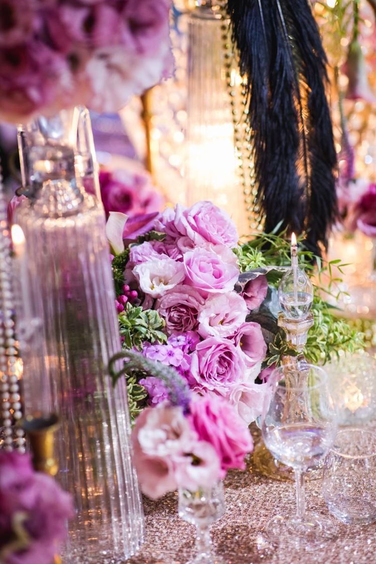 קריסטלים, פנינים ופרחים: הצעת הגשה לעיצוב נוצץ במיוחד 16