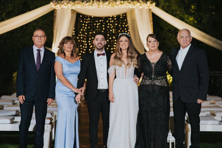 מתוך אלבום החתונה של רוני רובינפלד ורן אלבז (צילום: לבנה צלמים)