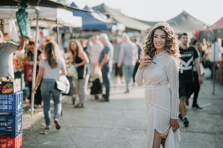 ''התוצאה הייתה מעל ומעבר לכל מה שציפיתי'', שמלת הכלה של סבן בעיצוב דרור קונטנטו (צילום: AGS)