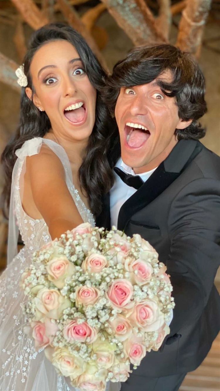 מתגלגלים מצחוק בדרך לחופה: מני ממטרה ופרלה דנוך התחתנו 11