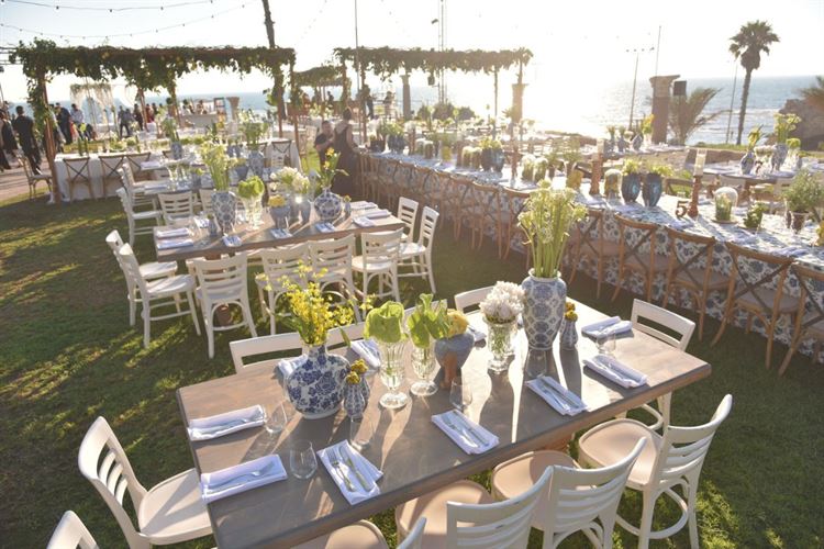 עיצוב חתונה בהשראת קפרי שבאיטליה (צילום: תמיר ברגיג)