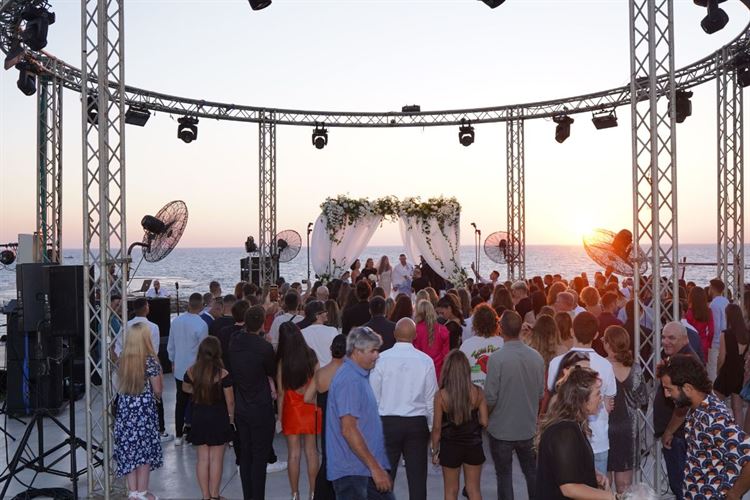 החתונה של רותם גור ואיטן בירן  (צילום: תמיר ברגיג)