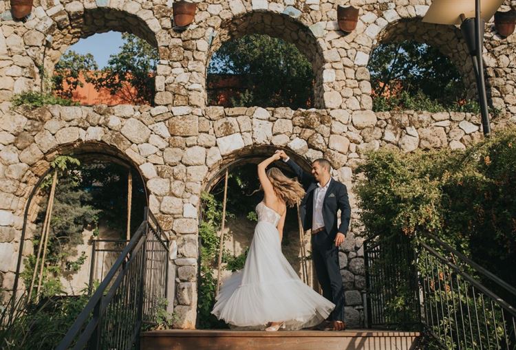 סיבוב ניצחון? החתונה של חן בירון ודניאל בן עמי (צילום: עידן חסון) (צילום: עידן חסון)