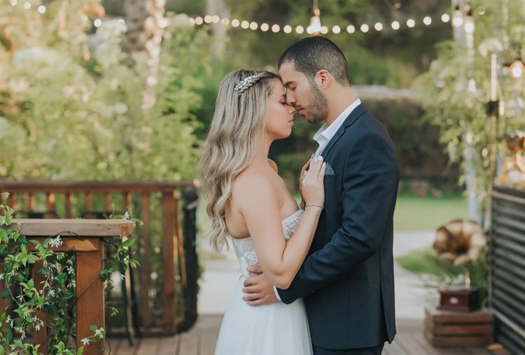 החתונה של חן בירון ודניאל בן עמי (צילום: עידן חסון)