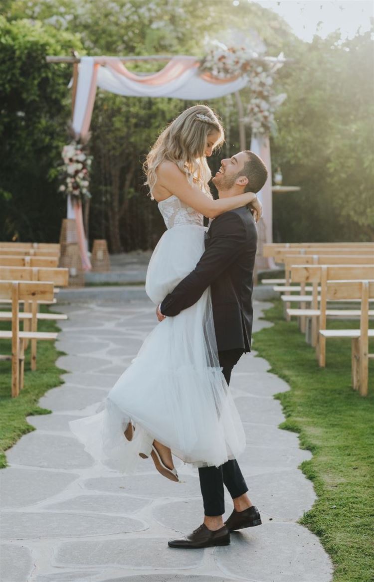 החתונה של חן בירון ודניאל בן עמי (צילום: עידן חסון)