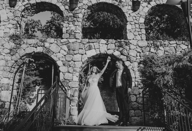 החתונה של חן בירון ודניאל בן עמי (צילום: עידן חסון)